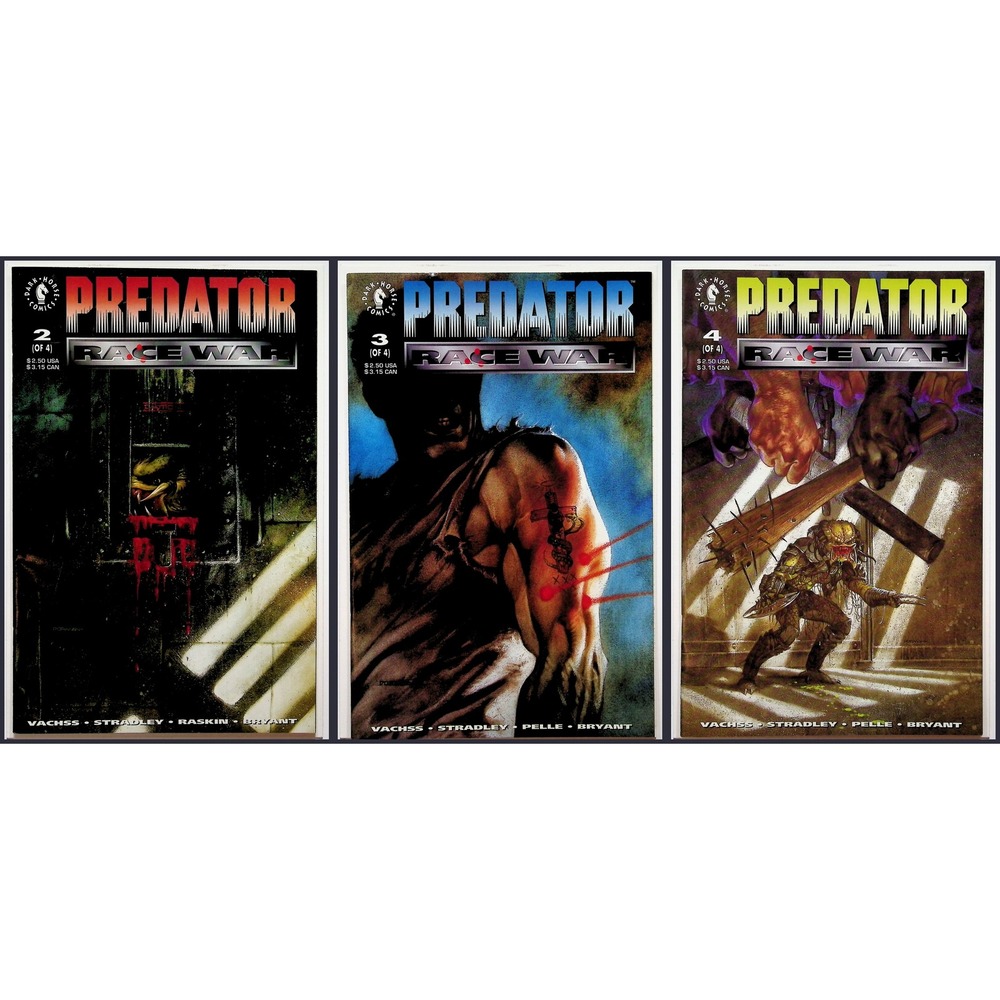 Predator Race War Comic Books Issues 2 3 4 Lot‎ Dark Horse 1994